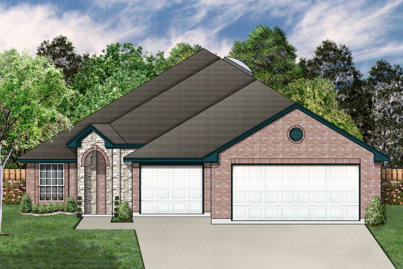 Architectural House Design - Traditional Exterior - Front Elevation Plan #84-368
