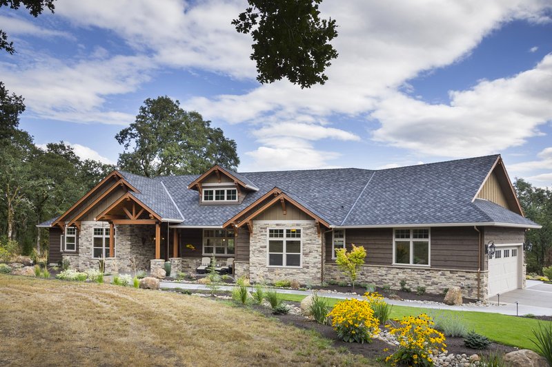 House Design - Ranch Exterior - Front Elevation Plan #48-712