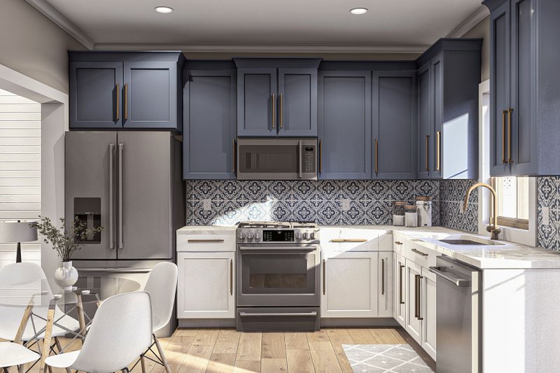 Dream House Plan - Interior - Kitchen for Modern House Plan #455-446 - 1 bed, 1 bath