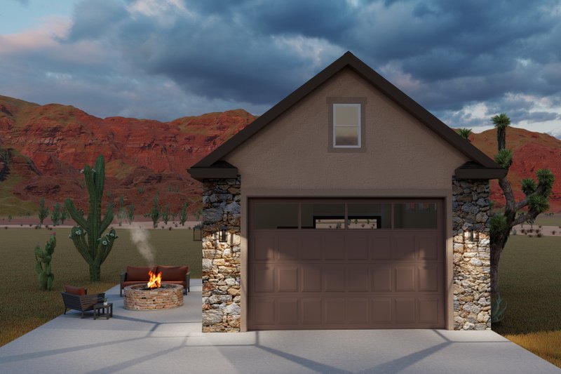 Dream House Plan - Country Exterior - Front Elevation Plan #1060-90