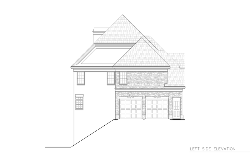 House Plan Design - Exterior - Other Elevation for European House Plan #119-330 - 4 bed, 3 bath