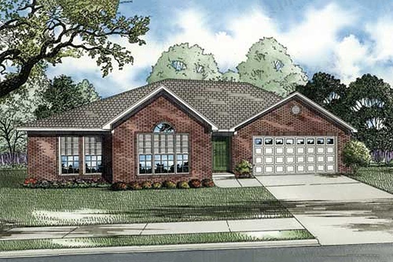 House Design - Traditional style front elevation
