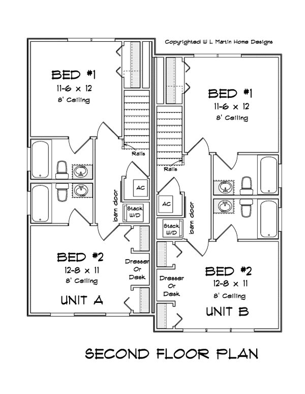 Cottage Floor Plan - Upper Floor Plan #513-2251