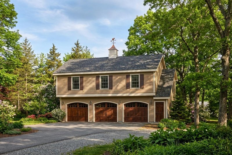 Home Plan - Colonial Exterior - Front Elevation Plan #22-429