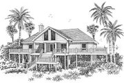 Beach Style House Plan - 3 Beds 2 Baths 1649 Sq/Ft Plan #37-139 