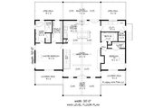 Traditional Style House Plan - 2 Beds 2 Baths 1485 Sq/Ft Plan #932-514 