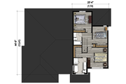 Contemporary Style House Plan - 4 Beds 3 Baths 2713 Sq/Ft Plan #25-4609 