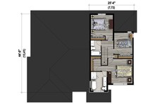 Dream House Plan - Contemporary Floor Plan - Upper Floor Plan #25-4609