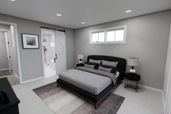 Interior - Master Bedroom for Farmhouse House Plan #51-1302 - 3 bed, 3.5 bath