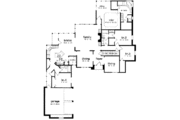 European Style House Plan - 4 Beds 3 Baths 2625 Sq/Ft Plan #301-113 