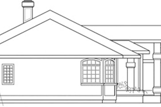 Exterior - Other Elevation for Modern House Plan #124-150 - 3 bed, 2.5 bath