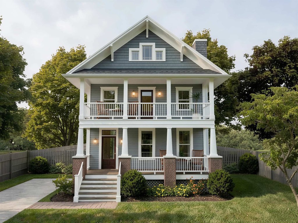 Exterior - Front Elevation 2 for Craftsman House Plan #79-267 - 3 bed, 2.5 bath