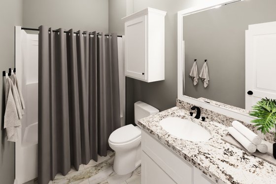 Interior - Bathroom 1 for Country House Plan #44-305 - 3 bed, 2 bath