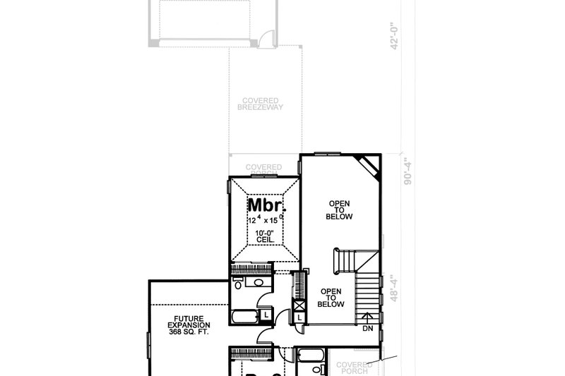 Dream House Plan - Exterior - Front Elevation 5 for European House Plan #20-1405 - 3 bed, 3 bath