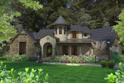 European Style House Plan - 3 Beds 3.5 Baths 3230 Sq/Ft Plan #120-185 