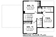 Craftsman Style House Plan - 3 Beds 2.5 Baths 1413 Sq/Ft Plan #70-1411 