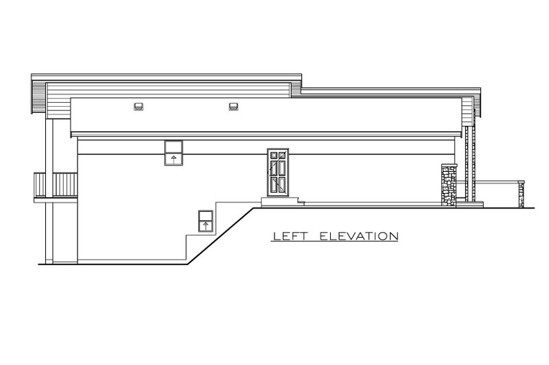 Home Plan - Exterior - Other Elevation for Contemporary House Plan #1100-78 - 3 bed, 2 bath