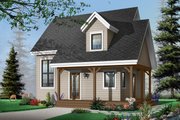 Cottage Style House Plan - 2 Beds 2 Baths 1200 Sq/Ft Plan #23-661 