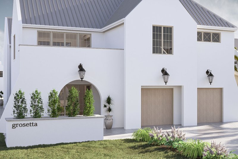 House Blueprint - Exterior - Other Elevation 4 for Beach House Plan #455-754 - 4 bed, 3.5 bath