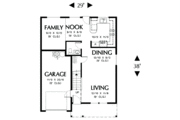 Traditional Style House Plan - 3 Beds 1.5 Baths 1401 Sq/Ft Plan #48-315 