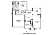 European Style House Plan - 4 Beds 2.5 Baths 2373 Sq/Ft Plan #81-13878 