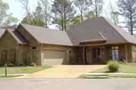 Exterior - Front Elevation for European House Plan #8-102 - 3 bed, 2 bath