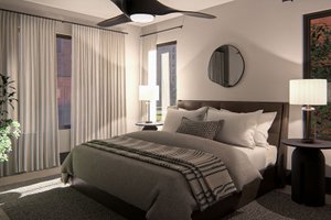 Interior - Bedroom 1 for Modern House Plan #455-336 - 1 bed, 1.5 bath