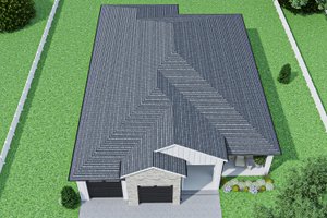 Exterior - Other Elevation 2 for Farmhouse House Plan #1112-9 - 3 bed, 3 bath