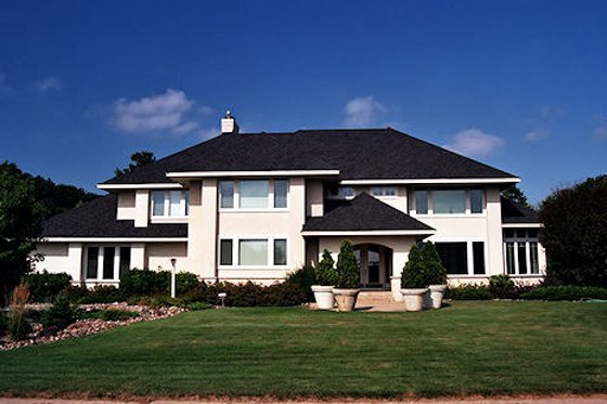 Exterior - Front Elevation for Prairie House Plan #51-186 - 4 bed, 3.5 bath