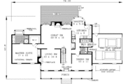 Southern Style House Plan - 5 Beds 2.5 Baths 2473 Sq/Ft Plan #3-105 