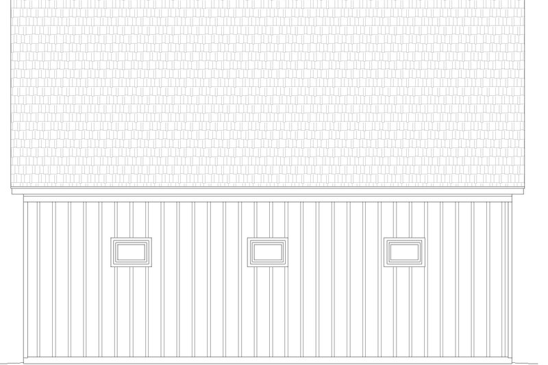 Architectural House Design - Exterior - Other Elevation 1 for Contemporary House Plan #932-838, 0 bath
