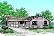 Traditional Style House Plan - 3 Beds 2 Baths 1202 Sq/Ft Plan #60-391 