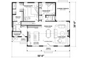 Modern Style House Plan - 2 Beds 2 Baths 1604 Sq/Ft Plan #23-2715 