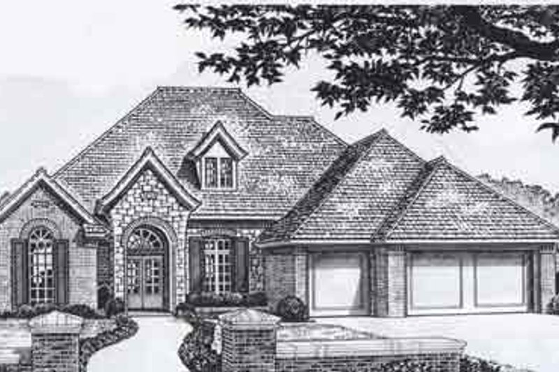 Traditional Style House Plan - 3 Beds 2.5 Baths 2214 Sq/Ft Plan #310-934