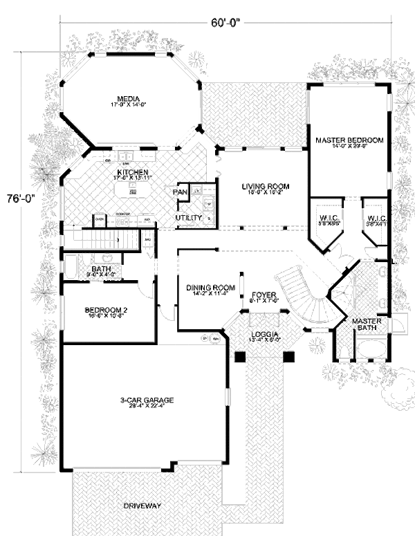 Floor Plan - Main Floor Plan #420-147