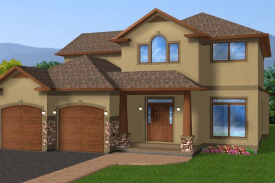 Exterior - Other Elevation for Craftsman House Plan #126-158 - 3 bed, 3 bath