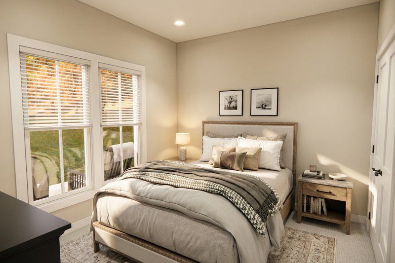 Dream House Plan - Interior - Bedroom for Farmhouse House Plan #51-1529 - 3 bed, 2 bath