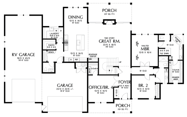 Home Plan - Farmhouse Floor Plan - Other Floor Plan #48-1184