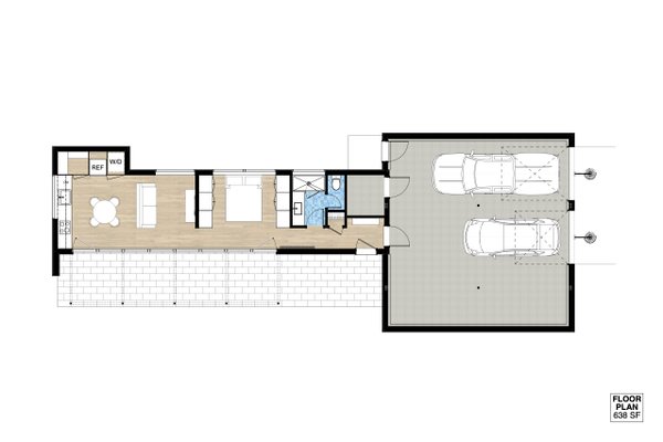 Modern Floor Plan - Main Floor Plan #933-13