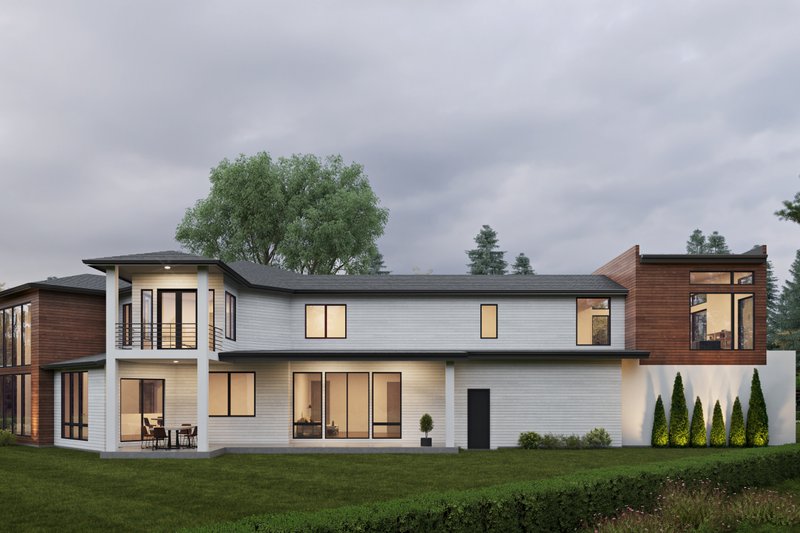 Home Plan - Exterior - Rear Elevation for Modern House Plan #1066-279 - 4 bed, 6 bath