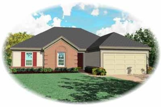 Exterior - Front Elevation for Traditional House Plan #81-254 - 3 bed, 2 bath