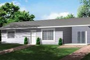 Ranch Style House Plan - 2 Beds 1 Baths 792 Sq/Ft Plan #1-466 