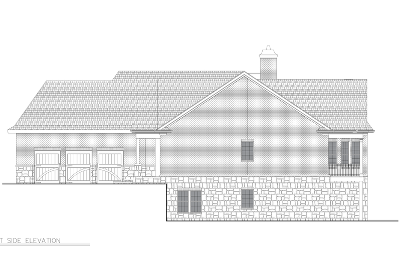 Architectural House Design - Exterior - Other Elevation 2 for Cottage House Plan #119-483 - 3 bed, 2.5 bath