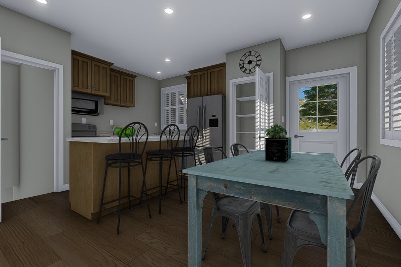 House Blueprint - Interior - Kitchen 1 for Ranch House Plan #1060-438 - 2 bed, 2 bath