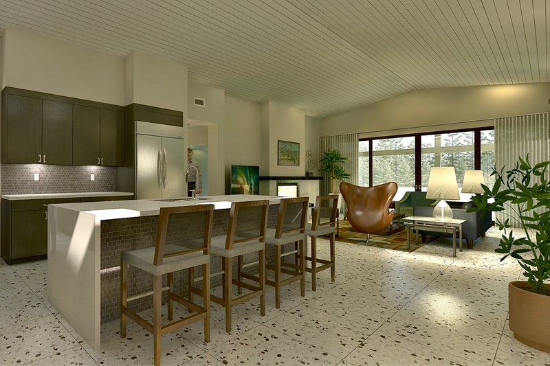 Architectural House Design - Interior - Kitchen for Ranch House Plan #489-3 - 4 bed, 2.5 bath