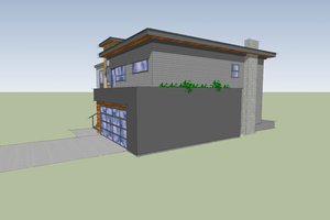 Exterior - Other Elevation 3 for Modern House Plan #518-4 - 3 bed, 3.5 bath