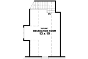 European Style House Plan - 3 Beds 2 Baths 1877 Sq/Ft Plan #81-988 