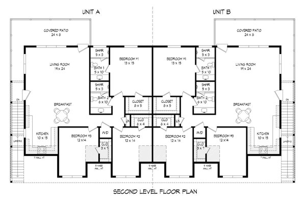 Barndominium Floor Plan - Main Floor Plan #932-443
