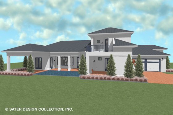 Exterior - Outdoor Living for Contemporary House Plan #930-521 - 3 bed, 3 bath