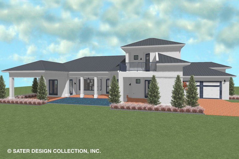Dream House Plan - Exterior - Outdoor Living for Contemporary House Plan #930-521 - 3 bed, 3 bath